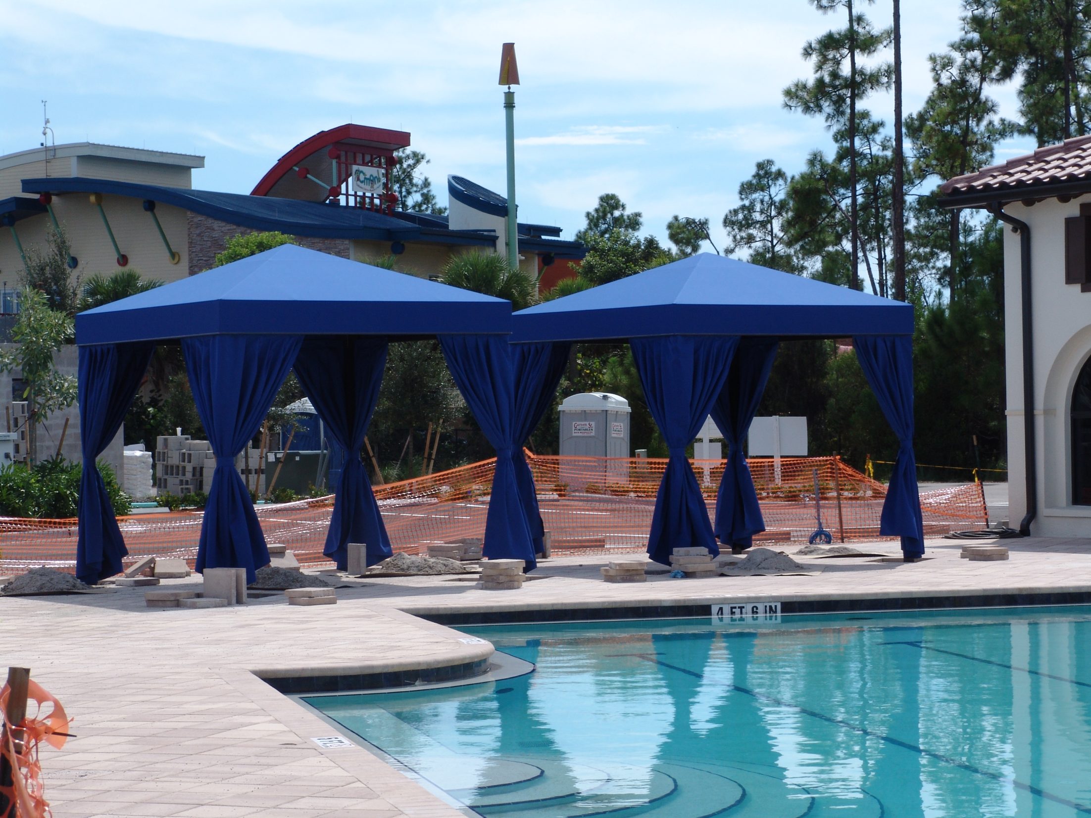 Commercial Cabanas — Fort Myers, FL — Accent Awning Company